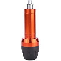 Deslizadores de marco de aleación de aluminio Crash Protector con pernos para moto (naranja)